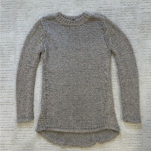 J. McLaughlin open knit  Crew Neck Sweater